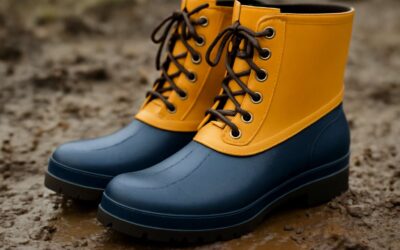 Step into Style: Trendsetting Fashion with Durable Gumboots with Laces for Every Adventure