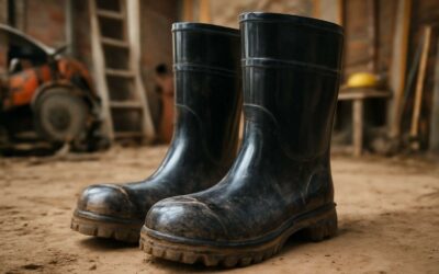 Stay protected on site with gumboots steel toe cap technology you can trust