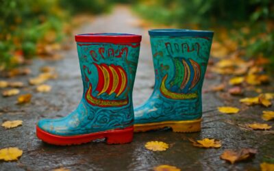 Epic gumboots viking: conquer rain and mud with fearless style
