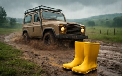 Conquer muddy trails with gumboots 4×4: rugged boots for wild adventures