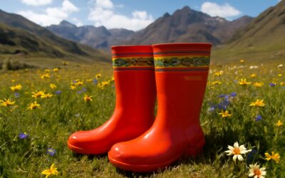 Conquer muddy trails in quechua gumboots – comfort that lasts.