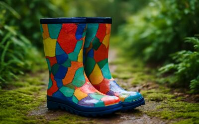 Rainy-day flair: shoes like gumboots that fuse rugged durability with chic style